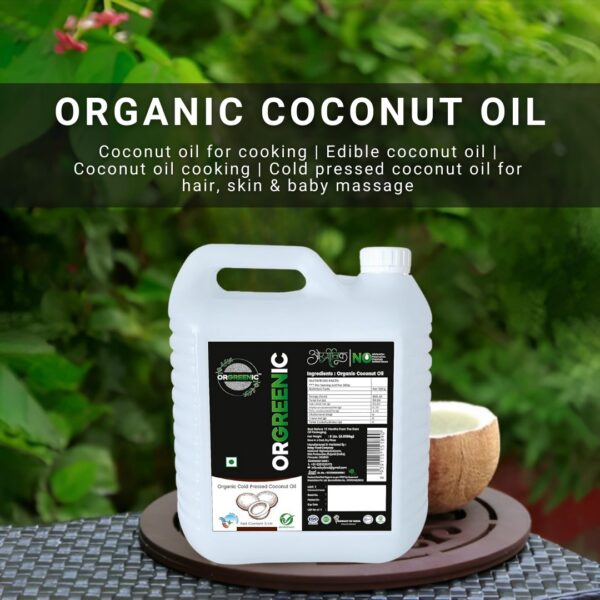 ORGREENIC Coconut oil 5 Litre img6