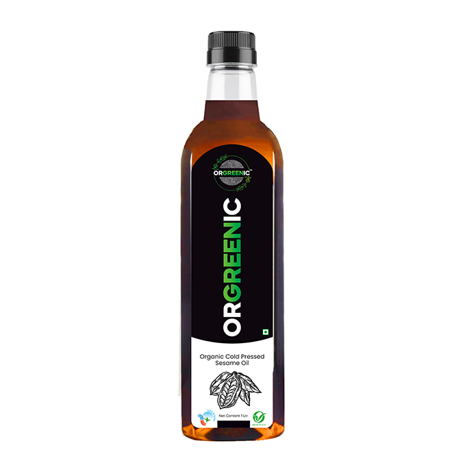 ORGREENIC Cold Pressed Sesame(Gingelly) Oil 1 Litre img