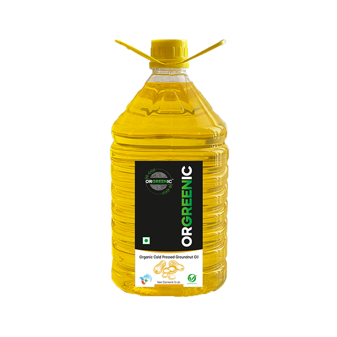 Organic Groundnut Oil 5 LTR