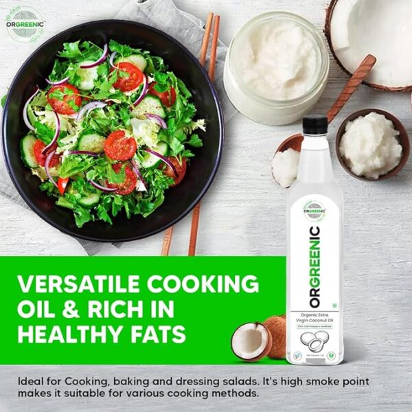 RGREENIC Cold pressed virgin coconut oil, 1 Litre img 5